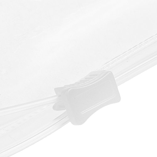 BlueCell 10 PCS Plastična mala vodootporna EVA mekana prozirna kozmetička organizatorska vrećica torbica s zatvaračem zatvarača, putopisne