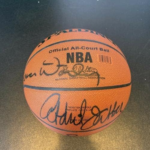 1984-85 Los Angeles Lakers NBA Champs Počevši s 5 ekipa Potpisane košarkaške JSA CoA - Košarka s autogramima