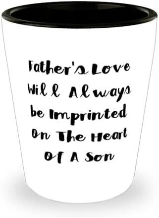 Tata za tatu, Tatina Ljubav Zauvijek će biti utisnuta u srce sina, jeftina čaša za tatu, keramička šalica od sina