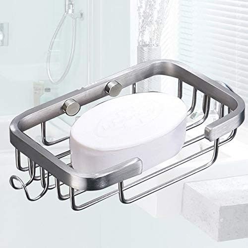 Shypt polica od nehrđajućeg čelika Jednostavno ugradite kupaonicu pribor za sapun za jelo za tuširanje s kukom kućni spremnik zid montiran