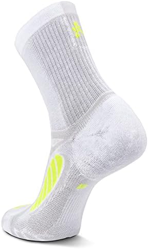 Balega Ultralight Lightgey Performance Crew Athletic Trpe čarape za muškarce i žene, bijelo, srednje