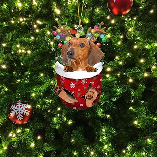 Vintage stakleno srce Božićni ukras Slatki privjesak za pse ukrasni Kreativni privjesak Kreativni privjesak za pse mala viseća kugla