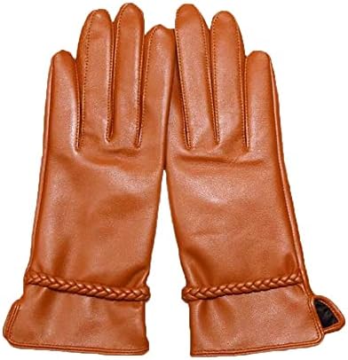 kožne rukavice od kože / rukavice od kože tople i udobne zimske ženske rukavice s prstima