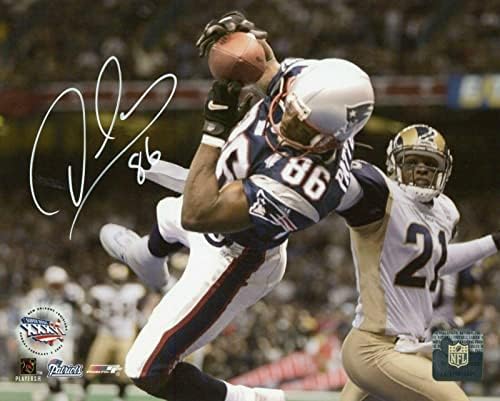 David Patten New England Patriots potpisao Super Bowl XXXVI 8x10 Patriots Alumni - Autografirani NFL fotografije