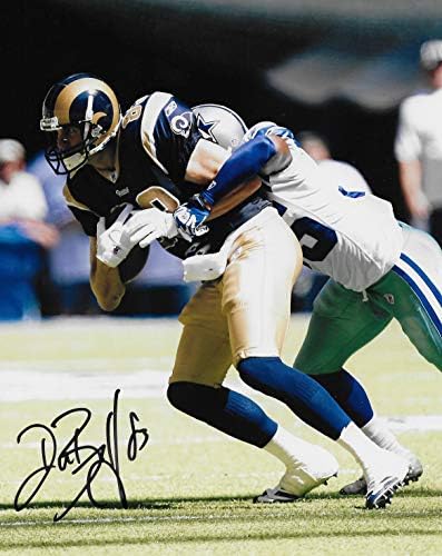 Drew Bennett St Louis Rams potpisao je Autographed Football 8x10 Photo CoA