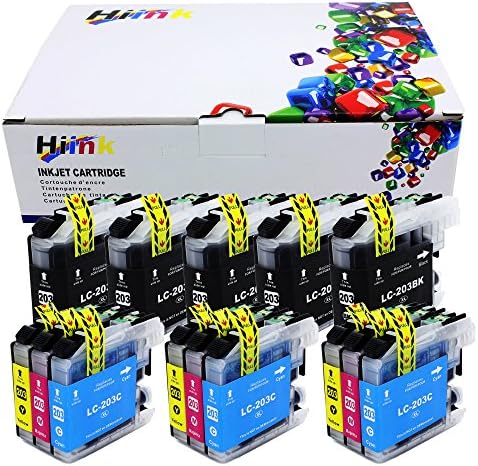 Hiink kompatibilna tint spremnika za brata LC203 LC201 LC203XL Uporaba s MFC-J460DW MFC-J480DW MFC-J485DW MFC-J680DW MFC-J880DW MFC-J885DW