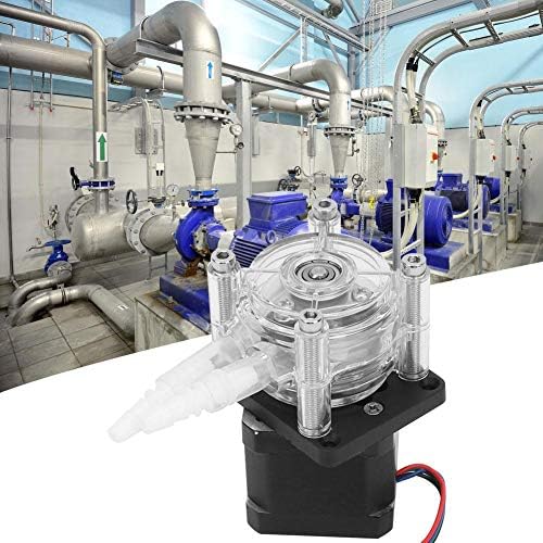 Walfront 6-30V Peristaltička tekućina Pumpa Stepper Motor Peristaltic Pump cijev Vakuum za analitičku vodu Aquarium Lab, stepper motor