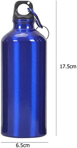 LKXHARLEYA Aluminijska boca za vodu - Uska boca za vodu s uskim ustima s petljama s vijcima, vakuum izolirana i bez BPA, prijenosna