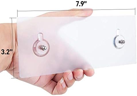 GeekDigg ljepljiva naljepnica za bez bušenja kadi - prozirna i ljepljiva naljepnica za usisavanje za bez bušenja 2 sloj kutna tuš -