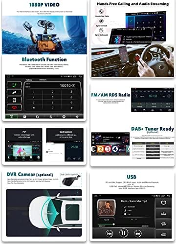 Autosion 9-дюймовое glavna jedinica Android 12 u ploči s instrumentima 2DIN auto stereo Kia Morning 3 picanto 2017-2020 Ugrađeni Carplay