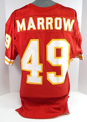 Kansas City Chiefs Marrow 49 Igra izdana Red Jersey 42 dp33064 - Nepotpisana NFL igra korištena dresova