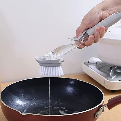 AARTEX Oprema za čišćenje ， četka za čišćenje kuhinje s spužvama za pranje posuđa duga ručka četkica za pranje posuđa za čišćenje kućanstava