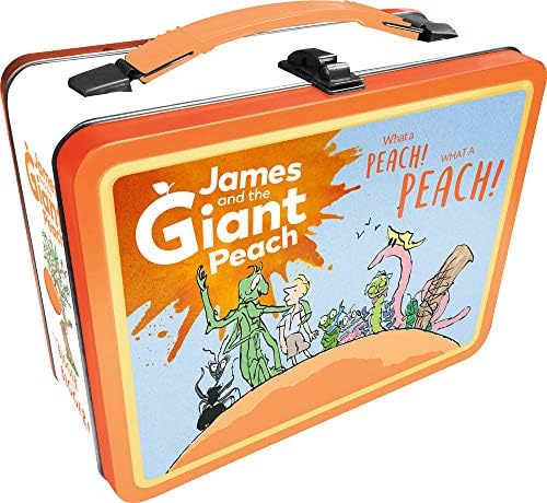 AQUARIUS Dahl - James Fun Box - Solidna жестяная kutija za pohranu s plastičnom drškom i utisnutim prednjim poklopcem - Službeno licencirani