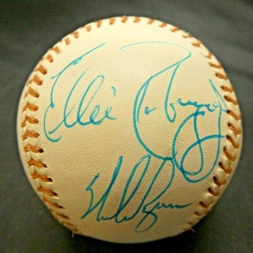 Nolan Ryan Ellie Rodriguez potpisala je Vintage 1976 Nema hit bejzbol punog JSA pismo - Autografirani bejzbol