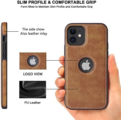 Razstorm Jedinstveni dizajn luksuzna kožna kućica za poslovni telefon za iPhone 11 Ultra Slim zaštitna futrola otporna na prozirnu
