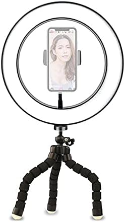 26 cm LED selfie prstenasta svjetiljka s prstenastim svjetlom za punjenje s mini držačem stativa s kopčom za telefon Šminka Video uživo