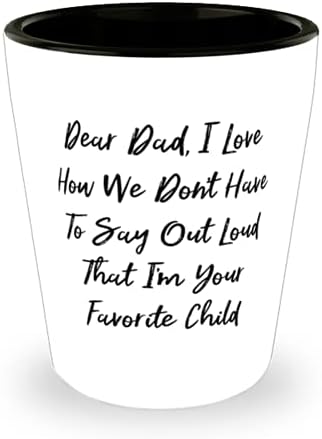 Cool Tata, Dragi tata, sviđa mi se što ne moramo naglas reći da sam ti najdraže dijete, čaša za Očev dan za tatu