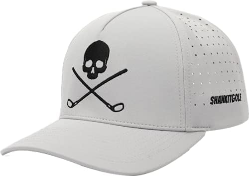 SHANKITGOLF lubanja i križanje golf šešir podesiva lubanja zabava smiješni golf šešir muškarci crno siva bijela