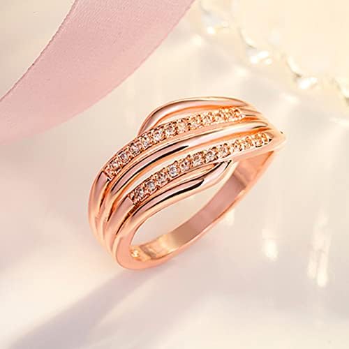 Wedding & Engagement Rings Adjustable Women Jewelry Elegant Gemstone Love Ring Party Decorations Ornaments