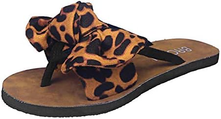 Wasserce otvoreni nožni tobo spa klizav papuč casual modni leopard ravni ženski flops tiskanje flip plaže cipele luk ženski klizač