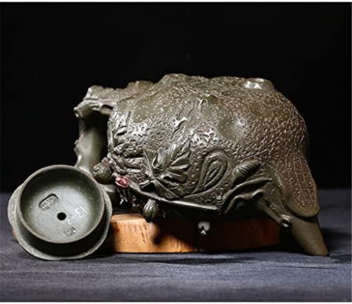 Sdfgh kreativni majmunski lonac oblik ljubičasta glina lonac 260 ml ručno izrađeni čaj od čajnog čajnog seta obiteljski set za jedno