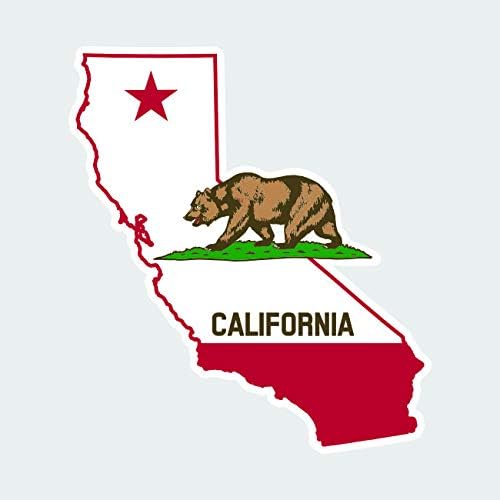 FAGRAPHIX CALIFORNIA FLAG DRŽAVNA OBRANI NACIJELOVANJE OKLJUČENE SEBESIVE REZUPIS CA CALIFORNIJA KALIFORNIJA KALIFORNIJA NAMO