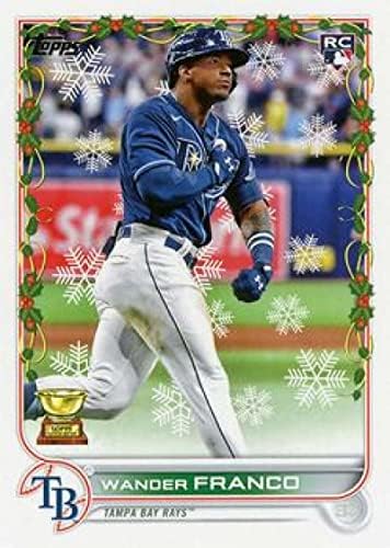 2022 Topps Holiday HW181 Wander Franco NM-MT RC ROOKIE RAYS