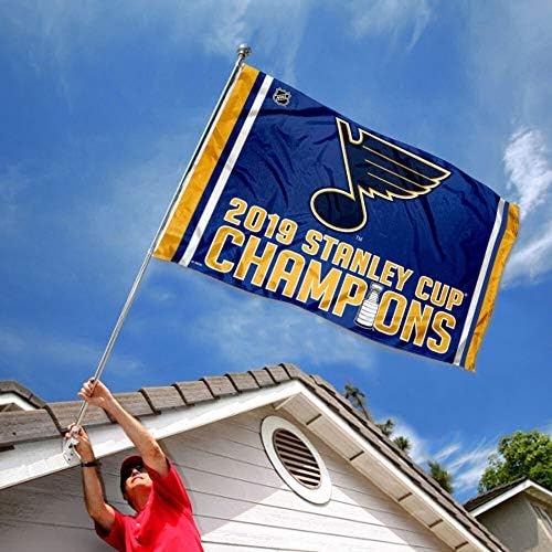 St. Louis Blues 2019 Stanley Cup Champions Outdoor Flag and Banner