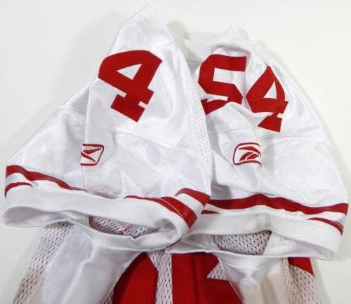 2010. San Francisco 49ers Larry Grant 54 Igra izdana White Jersey 44 DP28508 - Nepotpisana NFL igra korištena dresova