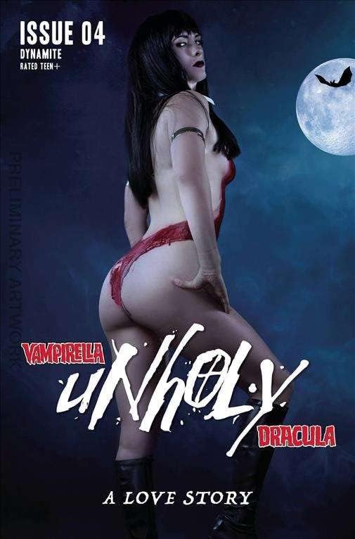 Vampirella Drakula bezbožni 4 in / in; dinamit strip / opcija fotografije za igranje