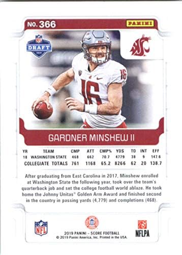 2019. rezultat 366 Gardner Minshew II Rookie NFL Football Card NM-MT