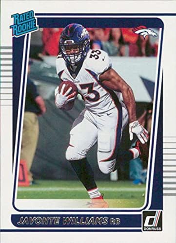 2021. Donruss 275 Javonte Williams Denver Broncos ocijenjeni rookies NFL Football Card NM-MT