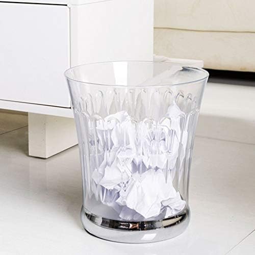Bucket-bucket skandinavski stil plastična kanta za smeće bez poklopca protiv pada kreativna prozirna jednostavna kanta za uređenje