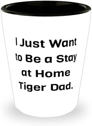 Jedinstvena tigrova mačka, samo želim biti kućni tigrov Tata, Rođendanska čaša za tigrovu mačku