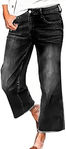 Balakie Sportske hlače za žene visoke elastičnosti visoki struk Izrez Čvrstih hlača za zvona