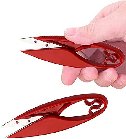 Krivs Craft Scissors 1PCS Obrezivanje Škare Škare Plastične ručice za vezenje navojne rezača Cross Sticter Nippers Oblik škare u obliku