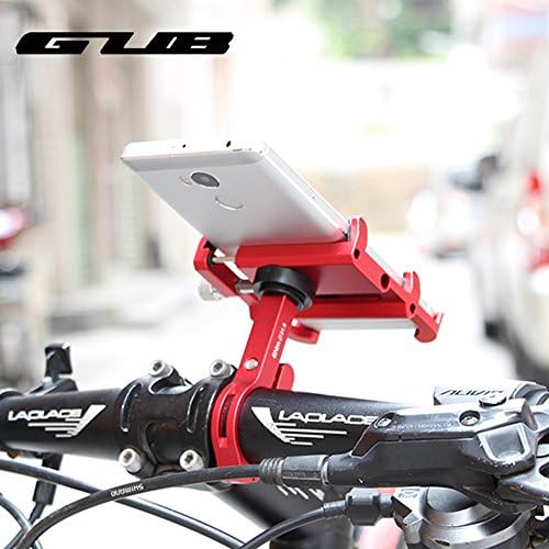 GUB BICICKE I MOTORCIKLE TELEFON FOUNT - Držač telefona s aluminijskim biciklima s rotacijom za rotaciju od 360 ° Podesivi držač za