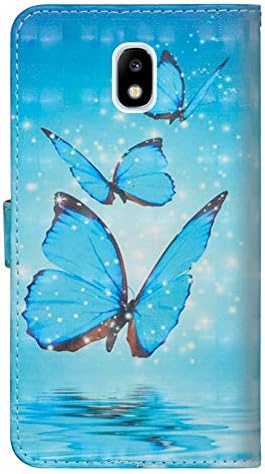 Torbica za novčanik od meke PU kože s držačem za kartice, zaštitna torbica s uzorkom plavog leptira od 3 do 3 za uzorak plavog leptira