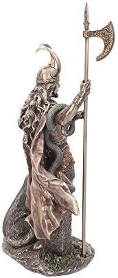 Nemesis Now Loki Norse Trickster God Figurica 38 cm brončana, veličina 26 cm