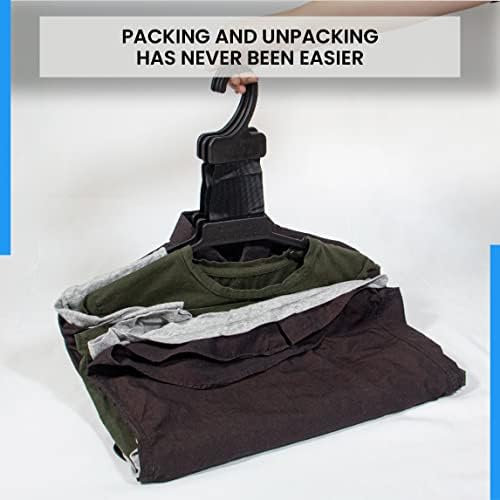 STOW-N-GO sklopne vješalice za putničke vješalice Maksimalno raspoređivanje prostora za skladištenje u koferima ili nositi torbe 20