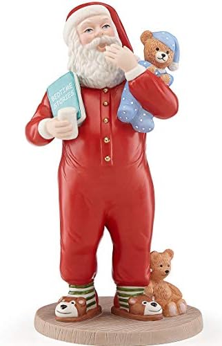 Lenox Sweet Dreams Santa Spojeve Priče i medvjedić spreman za spavanje porculanska figurica 8 visoka nova u kutiji 200 dolara