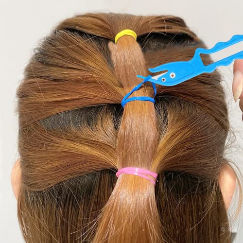 8pcs elastična traka za kosu, elastična traka za vezanje kose, jednostavno uklanjanje i udobno držanje alata za uklanjanje elastične