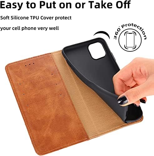 Preklopna Torbica za 14/14 od 14 do 14 do 14 do izdržljive kožne torbice za novčanik za telefon s držačem za kartice, zaštitnom futrolom