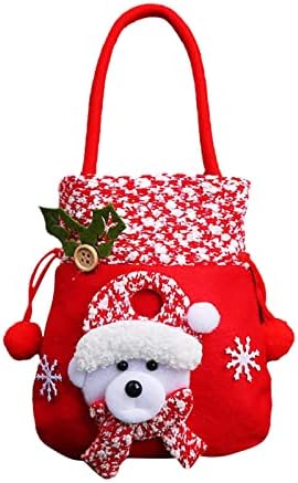 Božićne poklon vrećice s vezicama, božićne vrećice za slatkiše, ruksak za božićne zabave. Prazne limenke za kavu