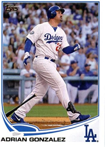 2013 Topps 228 Adrian Gonzalez Dodgers MLB bejzbol kartica NM-MT
