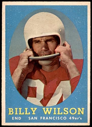 1958. Topps 95 Billy Wilson San Francisco 49ers Ex/MT 49ers San Jose St.