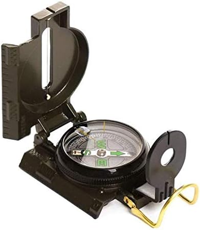 WJCCY multifunkcionalni kompas Svi metalni vojni vodootporni kompas visoke točnosti s razinom mjehurića za aktivnosti na otvorenom