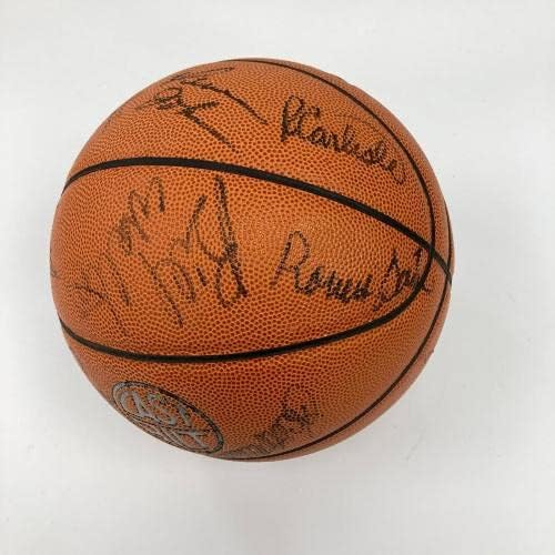 1985-1987. Boston Celtics tim potpisao je košarku JSA CoA - Košarka s autogramima