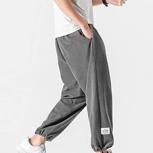 muške modne Kargo hlače s džepom, hip hop ulična odjeća, elastični pojas s vezicom, široke hlače za trčanje, ulične hlače