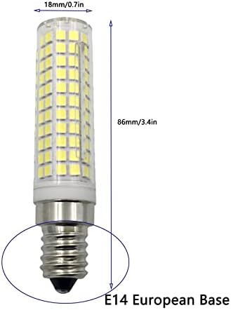 Lxcom Lighting E14 led kukuruz lampa 15 W, s podesivim ona Keramike led žarulja ekvivalent od 120 W 136 led 2835 SMD 1500LM Dnevna
